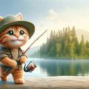 Cat in the fish